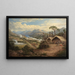 Orakei Korako am Waikato - Charles Blomfield — gerahmtes Bild an der Wand