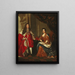 Portrait der Königin Anne von England und des Prinzen George von Dänemark - Nach Charles Boit — gerahmtes Bild an der Wand