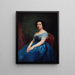 Portrait d'Ernesta Grisi 1819-1895 chanteuse - Charles Bonnegrace — gerahmtes Bild an der Wand