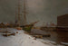 Hafen von London unter Schnee - Charles Brooke Branwhite — Ansicht des Kunstwerks