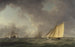 Cutter au près dans une brise fraîche avec d'autres navires - Charles Brooking — Ansicht des Kunstwerks