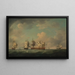 Die Gefangennahme des Marquis d'Antin und von Louis Erasme - Charles Brooking — gerahmtes Bild an der Wand