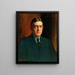 Portrait von Ernest Shackleton (1874 - 1922), Polarforscher - Charles Buchel — gerahmtes Bild an der Wand