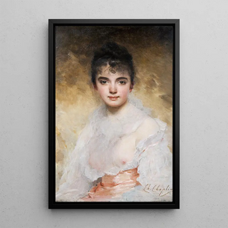 Charles Chaplin - Portrait Of A Young Woman.webp