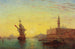 Ansicht des Dogenpalasts in Venedig - Charles Clement Calderon — Ansicht des Kunstwerks