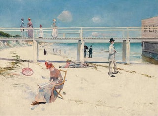 Ein Urlaub in Menton - Charles Conder — Ansicht des Kunstwerks
