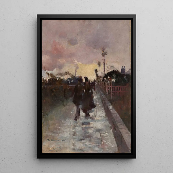 Reproduktion des Gemäldes Rentrer à la maison - Charles Conder