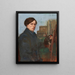 Portrait de William Orpen 1878-1931 artiste - Charles Conder — gerahmtes Bild an der Wand