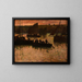 Im Hafen - Charles Cottet — gerahmtes Bild an der Wand