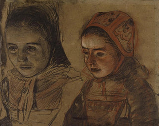 Mädchen aus der Bretagne - Charles Cottet — Ansicht des Kunstwerks