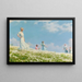 Sommer-Gemälde - Charles Courtney Curran — gerahmtes Bild an der Wand