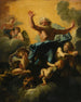 Gott Vater und die Symbole der Evangelisten - Charles de La Fosse — Ansicht des Kunstwerks