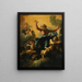 Gott Vater und die Symbole der Evangelisten - Charles de La Fosse — gerahmtes Bild an der Wand