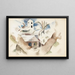 Bermudes Nr.1 Baum und Haus - Charles Demuth — gerahmtes Bild an der Wand