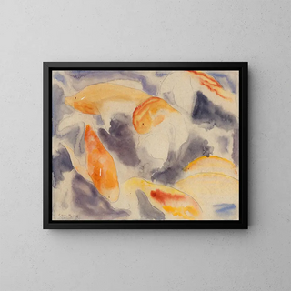 Serie von Fischen Nr. 4 - Charles Demuth — gerahmtes Bild an der Wand