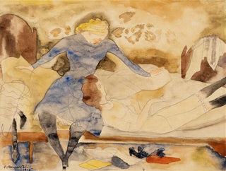 Nana besucht ihre Freundin Satin - Charles Demuth — Ansicht des Kunstwerks