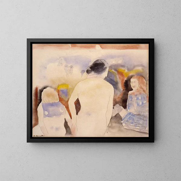 Unbenanntes Gemälde - Charles Demuth — gerahmtes Bild an der Wand
