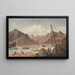 Port mediterranéen - Charles Dyce — gerahmtes Bild an der Wand