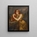 Lorelei die Nymphe des Rheins - Charles Edward Hall — gerahmtes Bild an der Wand