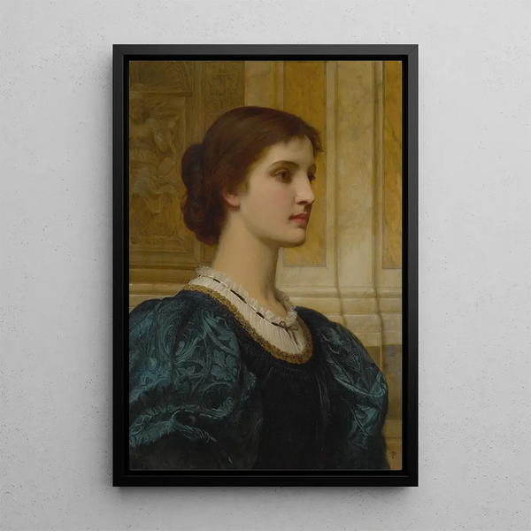 Kate - Charles Edward Perugini — gerahmtes Bild an der Wand