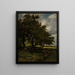 Ländliche Landschaft - Charles Émile Jacque — gerahmtes Bild an der Wand