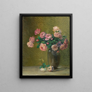 Charles Ethan Porter - Pink Roses On A Table.webp