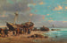 Fischer am Strand - Charles Euphrasie Kuwasseg — Ansicht des Kunstwerks