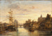 Partie à Amsterdam - Charles Euphrasie Kuwasseg — Ansicht des Kunstwerks