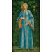 Figur einer Frau in Blau, die eine Palme hält - Charles Fairfax Murray — Ansicht des Kunstwerks