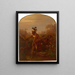 Chef Billy Bowlegs - Charles Ferdinand Wimar — gerahmtes Bild an der Wand