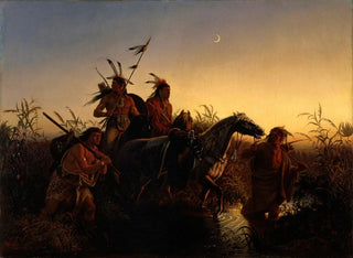 Le Cheval captif - Charles Ferdinand Wimar — Ansicht des Kunstwerks