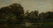 Flusslandschaft mit Störchen - Charles François Daubigny — Ansicht des Kunstwerks