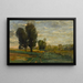 Auvers, les Plumets - Charles François Daubigny — gerahmtes Bild an der Wand