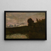 Flussufer - Charles François Daubigny — gerahmtes Bild an der Wand