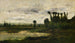 Ufer der Oise, Gewitterzeit - Charles François Daubigny — Ansicht des Kunstwerks