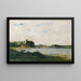 Innenansicht einer Kirche - Charles François Daubigny — gerahmtes Bild an der Wand