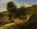 Eingang des Dorfes - Charles François Daubigny — Ansicht des Kunstwerks