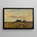 Ferme à Kérity Bretagne - Charles François Daubigny — gerahmtes Bild an der Wand