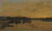 Die Flussufer am Abend - Charles François Daubigny — Ansicht des Kunstwerks