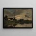 Portejoie sur la Seine - Charles François Daubigny — gerahmtes Bild an der Wand