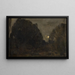 Mondaufgang in Barbizon - Charles François Daubigny — gerahmtes Bild an der Wand
