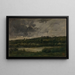 Flusslandschaft - Charles François Daubigny — gerahmtes Bild an der Wand