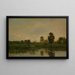 Le marais - Charles François Daubigny — gerahmtes Bild an der Wand