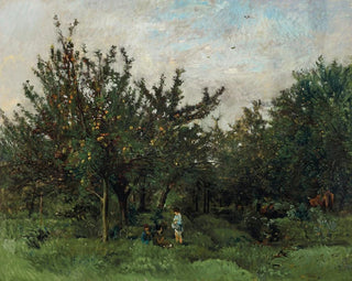 Ein Obstgarten - Charles François Daubigny — Ansicht des Kunstwerks