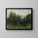 Ein Obstgarten - Charles François Daubigny — gerahmtes Bild an der Wand