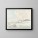 Ansicht der Stadt und des Hafens von Sankt-Pierre und Sankt-Paul in Kamtchatka - Charles Hamilton Smith — gerahmtes Bild an der Wand