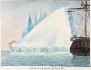 Ein Eisberg und ein Eisbär, gezogen vom Kapitän Ross - Charles Hamilton Smith — Ansicht des Kunstwerks