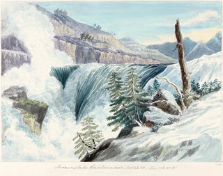 Fall von Anderson am Fluss Haheldessa - Charles Hamilton Smith — Ansicht des Kunstwerks