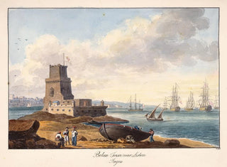 Tour de Belém bei Lissabon am Tejo - Charles Hamilton Smith — Ansicht des Kunstwerks
