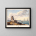 Tour de Belém bei Lissabon am Tejo - Charles Hamilton Smith — gerahmtes Bild an der Wand